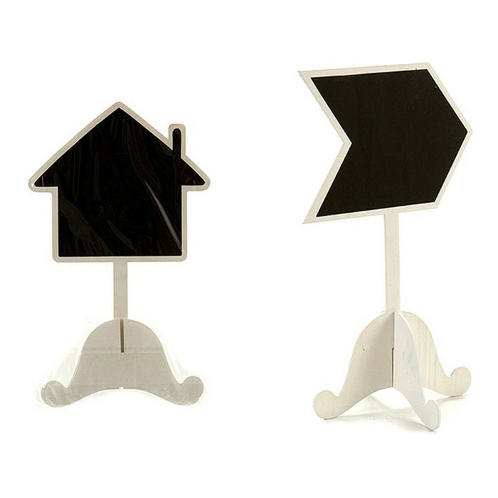 Pizarra BIG-S3602308 Casa Flechas 13,5 x 25 x 15 cm Soporte de pie