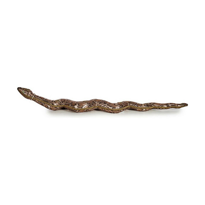 Figura Decorativa Marrón Serpiente 13 x 12 x 86 cm Sintético