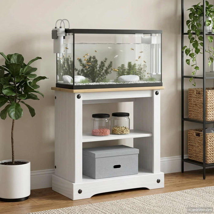 vidaXL Soporte para Acuarios CORONA y marrón 60,5 x 30 x 60 cm 150 kg