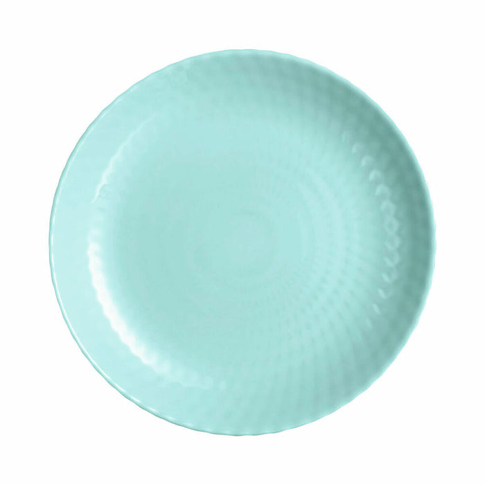 Plato Llano Luminarc Pampille Turquesa Vidrio (Ø 25 cm)