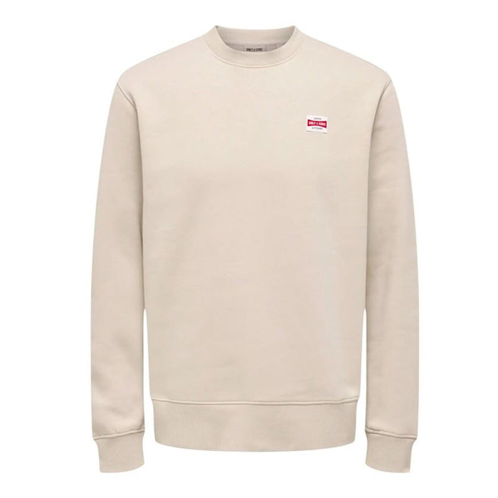 Sudadera sin Capucha Hombre Only & Sons Onsdawson Reg Crew Vd Blanco