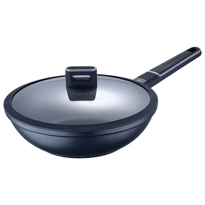 Sartén Wok Masterpro Indigo Negro Aluminio (Ø 28 cm) 1 L