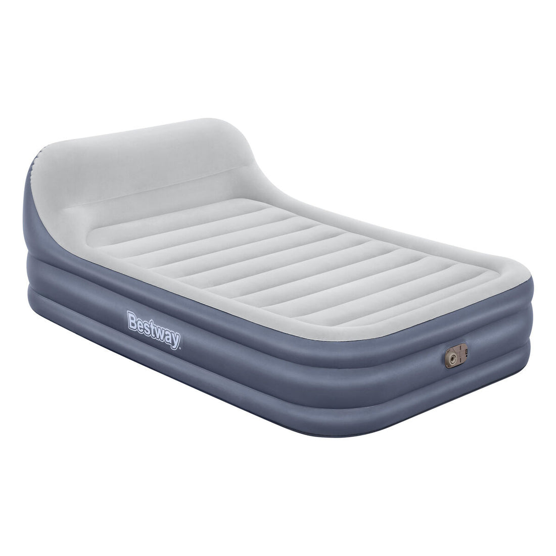 Bestway Cama Doble con Motor con Cabecero 226x152x84 cm Hinchable y Camping 67923 Plástico