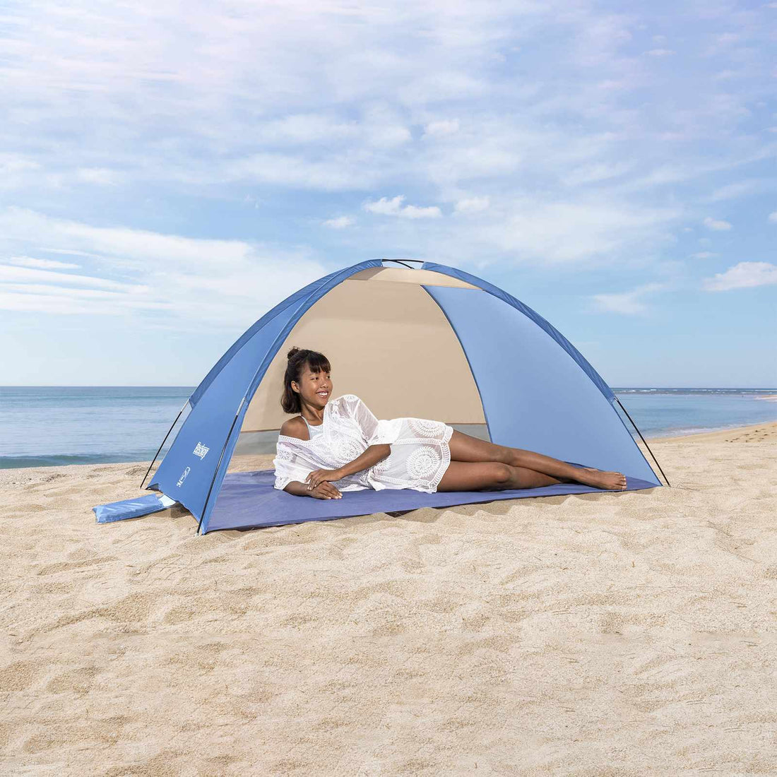 Bestway Carpa de Playa Morado 2 x 1,2 x 0,95 m