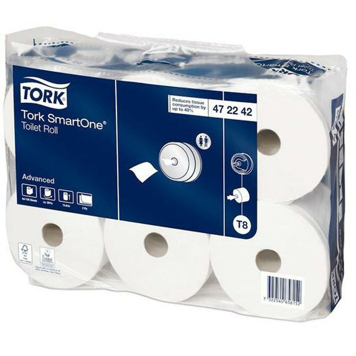 Papel Higiénico Tork SmartOne T8 207 m 6 Piezas Blanco