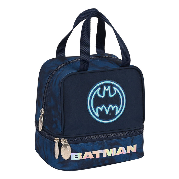 Portameriendas Batman Legendary Azul marino 20 x 15 cm