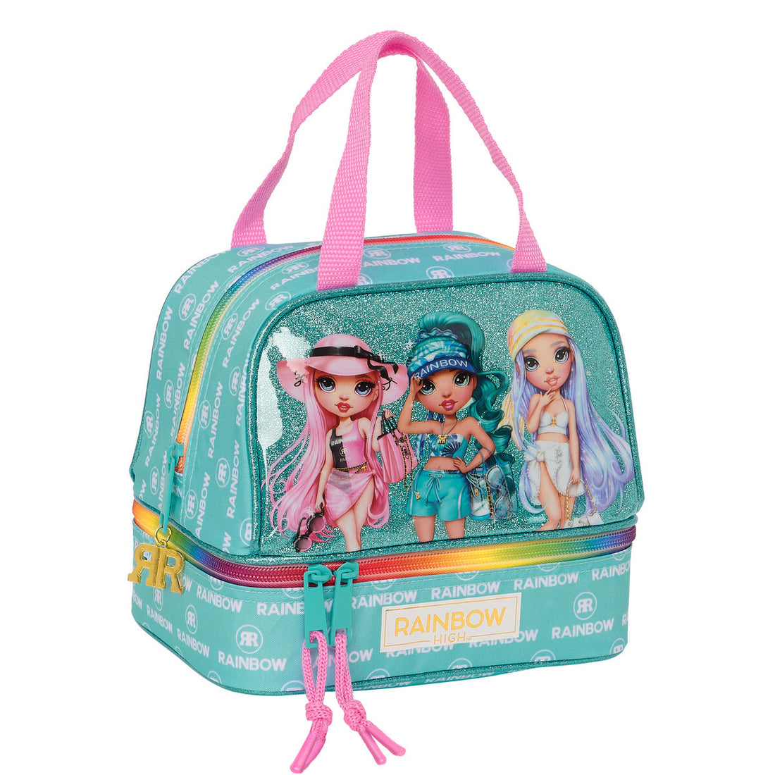 Portameriendas Rainbow High Paradise Turquesa 20 x 15 cm