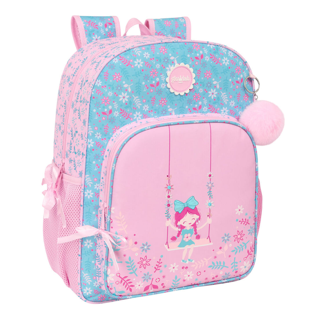 Mochila Escolar Glow Lab Swing Multicolor 33 x 42 x 14 cm Vuelta al Cole