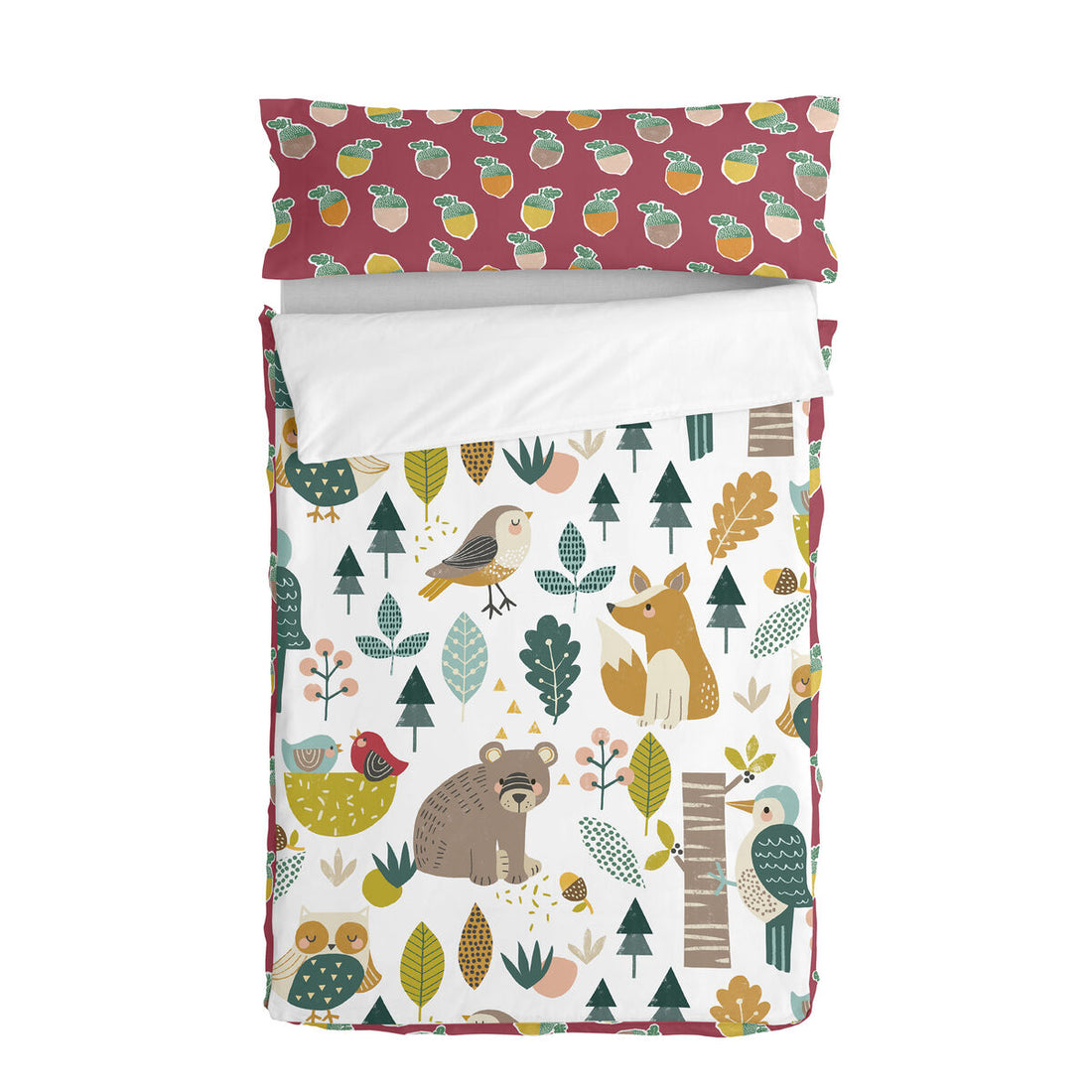 Saco Nórdico con Relleno HappyFriday Moshi Harvestwood Multicolor 42 x 20 x 50 cm