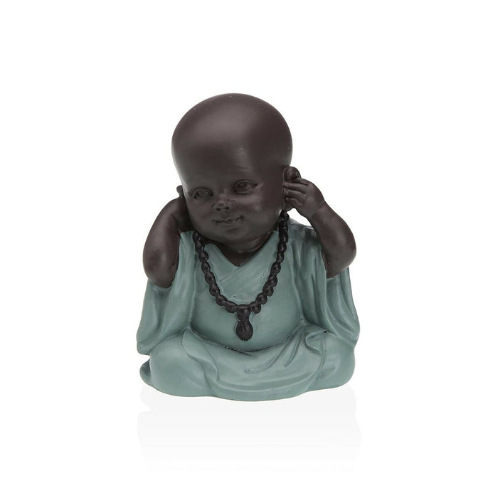 Figura Decorativa Buda 6,5 x 10 x 8,5 cm Resina