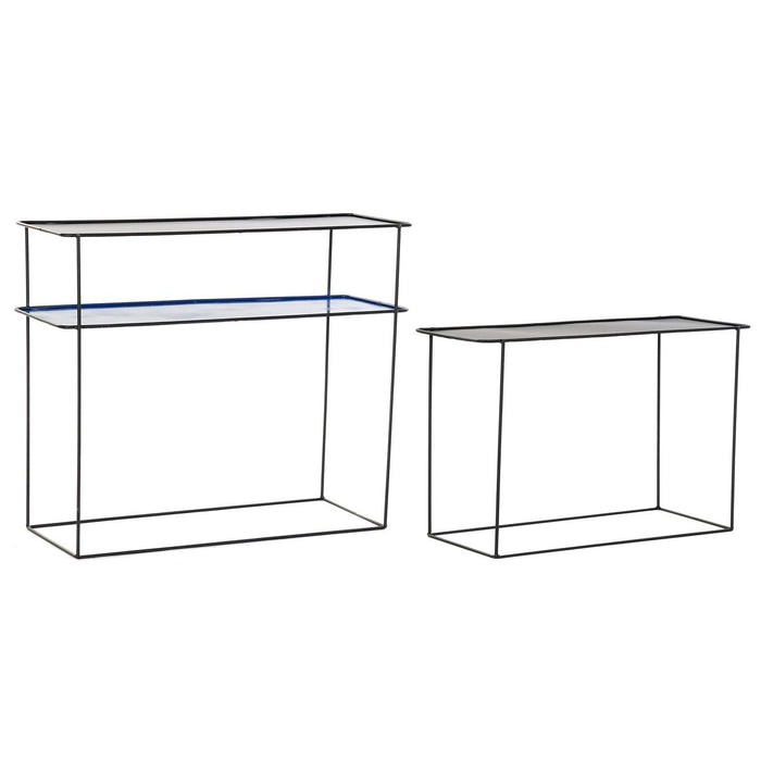 Juego de muebles Azul Negro 70 x 27 x 45 cm 40 x 27 x 45 cm 80 x 27 x 65 cm 80 x 27,5 x 65 cm