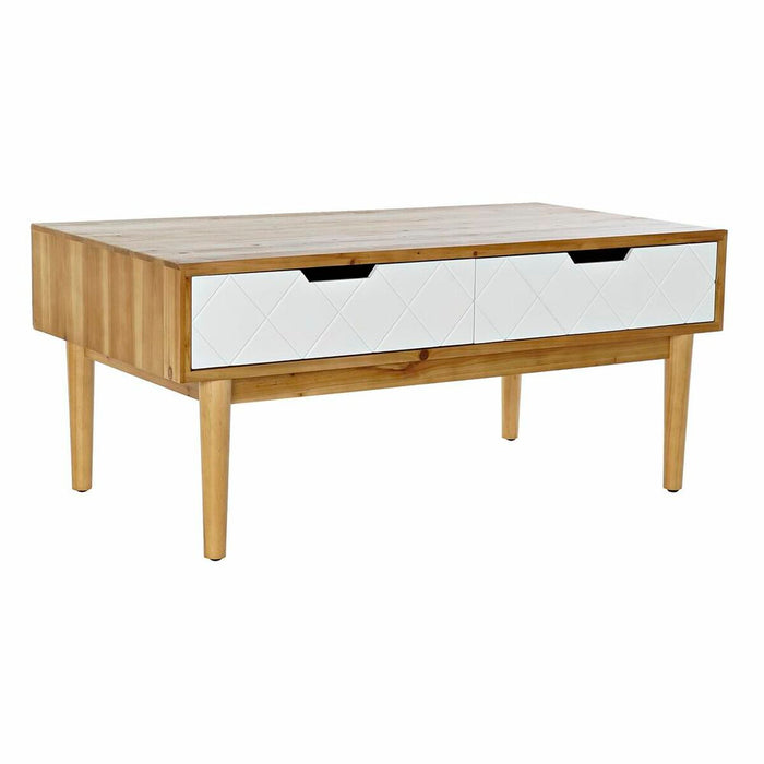 Mesa de Centro Abeto (105 x 55 x 46 cm) Blanco