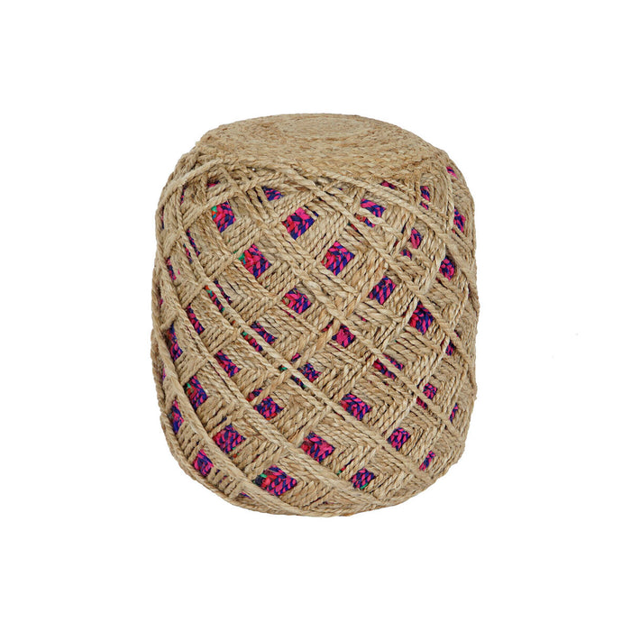 Reposapiés Marrón Multicolor Yute 40 x 45 cm