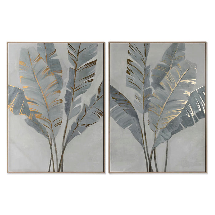 Lienzo Poliestireno Lienzo 90 x 4 x 120 cm Azul