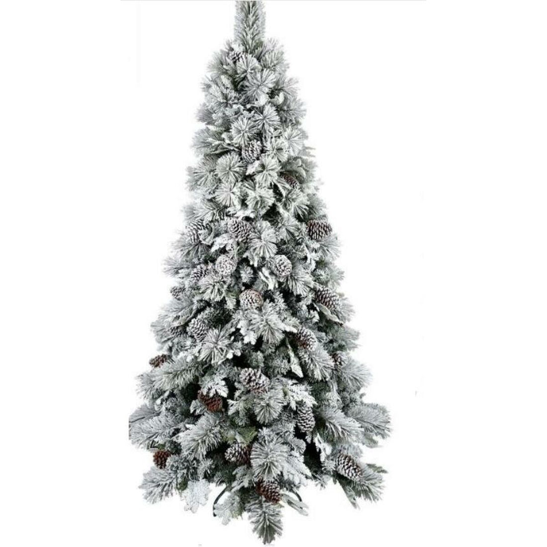 Árbol de Navidad Blanco PVC Aluminio Nevado 94 X 150 CM