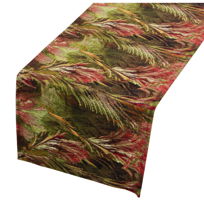 Camino de Mesa Multicolor Textil 33 x 180 cm Terciopelo