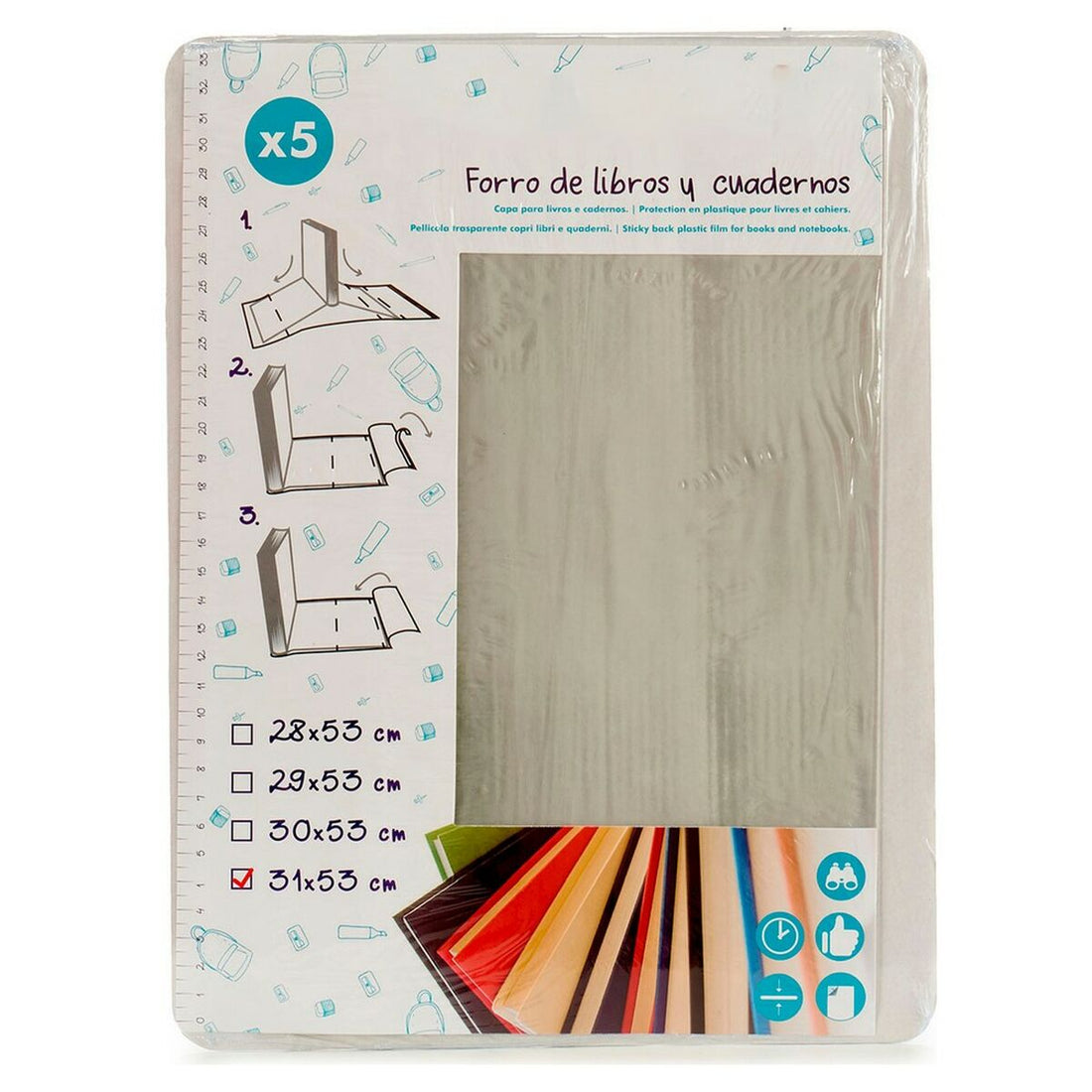 Forro Adhesivo para Libros BIG-S3600273 Diy - Do It Yourself Vuelta al Cole