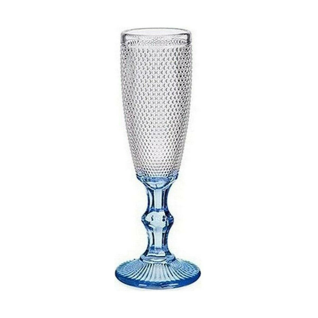 Copa de champán Azul Cobalto 180 ml Vidrio