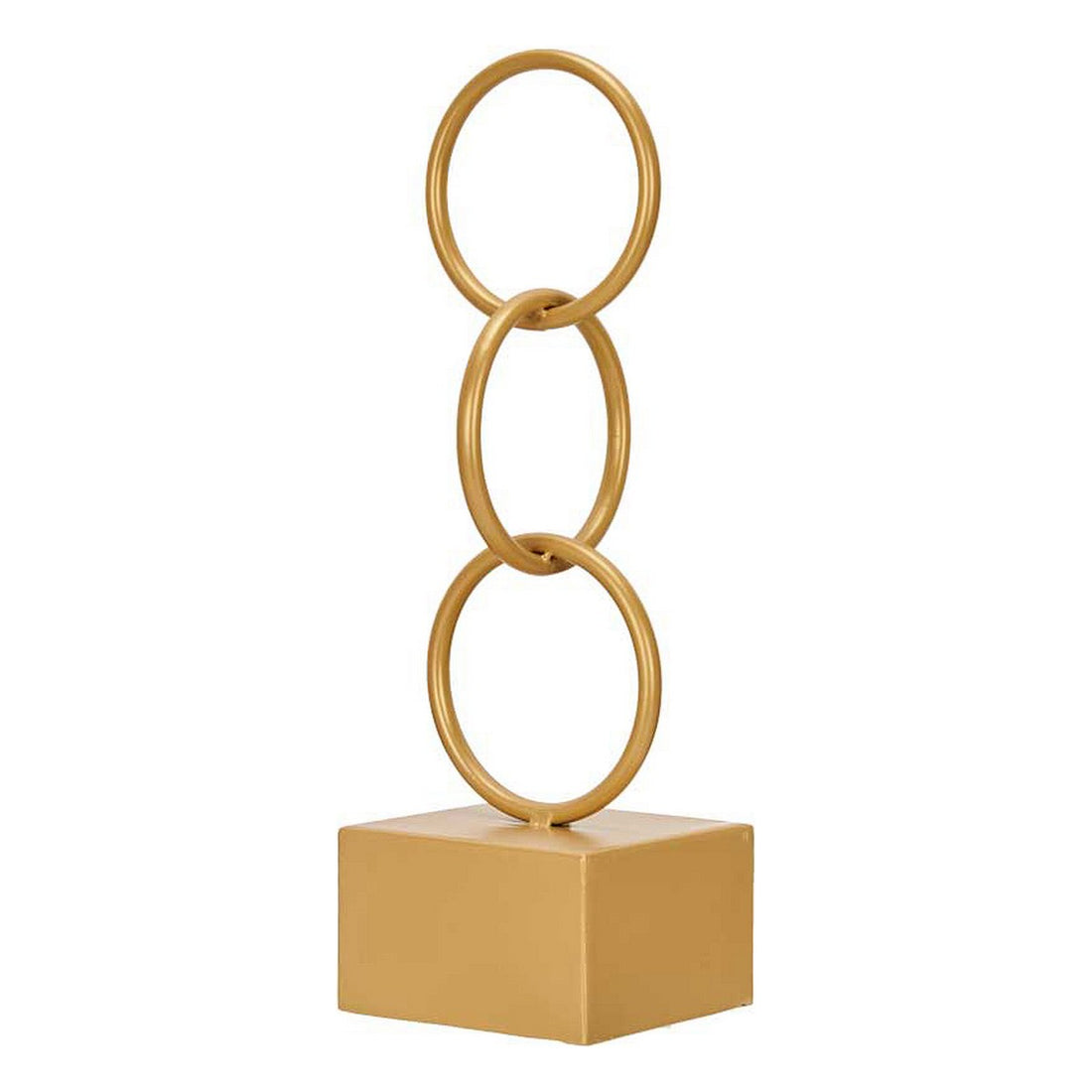 Figura Decorativa Dorado Aros 12,5 x 40,5 x 12,5 cm Metal