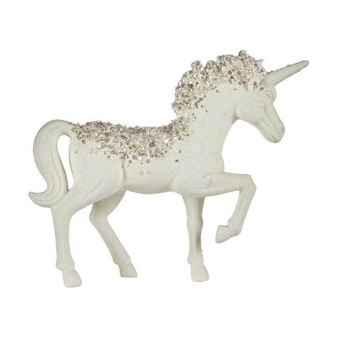 Figura Decorativa Blanco Unicornio 9,5 x 31 x 40 cm Plástico