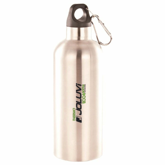 Botella de Agua Joluvi Ecothermo 600 ml Gris Acero Inoxidable