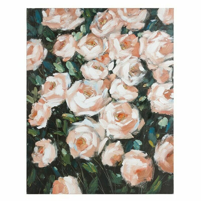 Cuadro Óleo Roses Madera de pino Lienzo