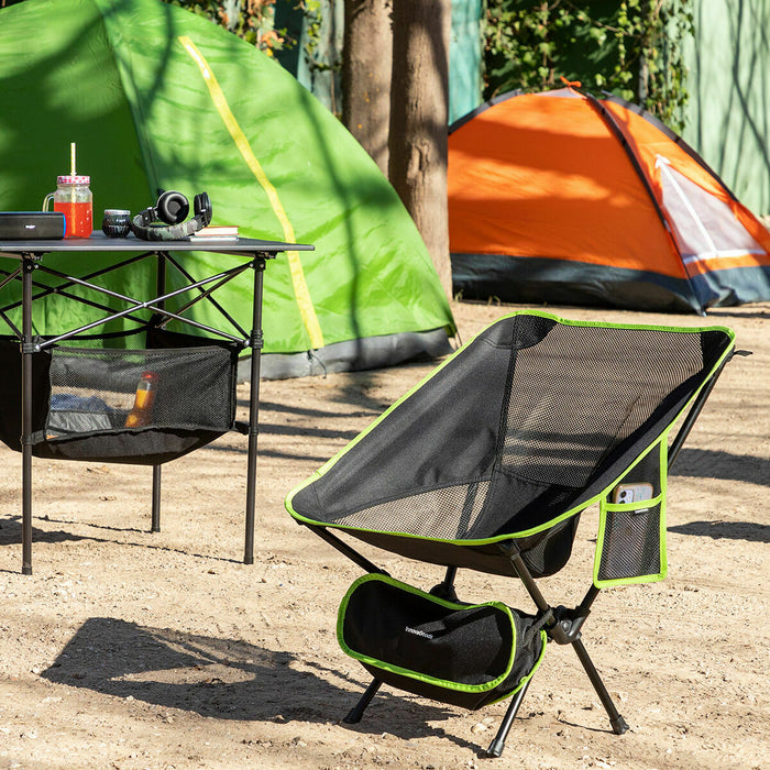 Silla de Camping Plegable Folstul Poliéster Aire Libre / Camping Playa Negro