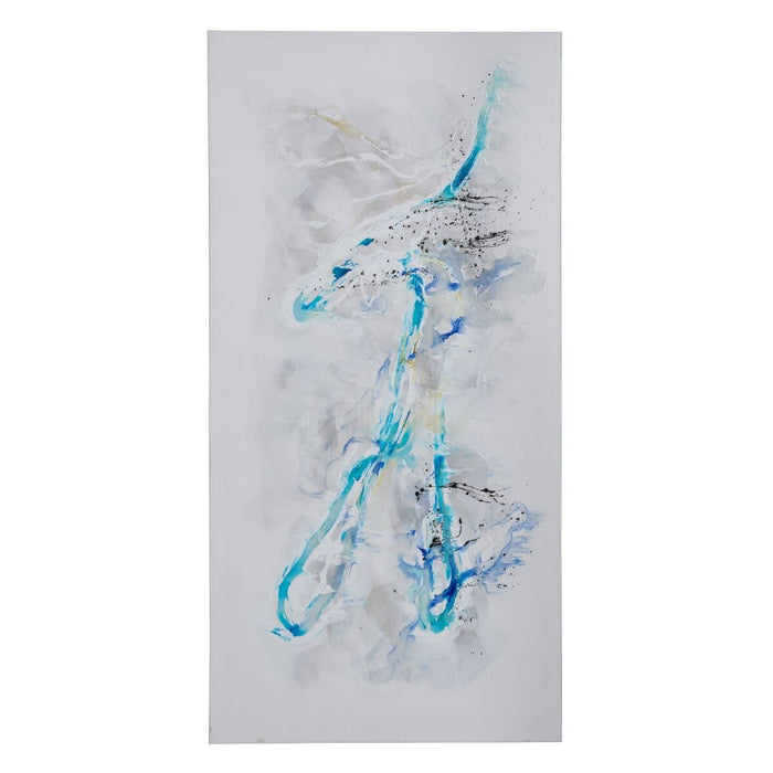 Lienzo 70 x 3,5 x 140 cm Abstracto Azul