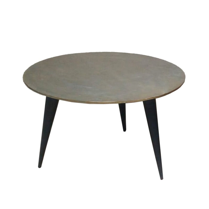 Mesa de Centro 80 x 50 cm Aluminio Negro