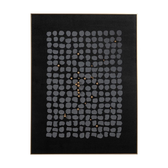 Lienzo Poliestireno Lienzo 90 x 3,5 x 120 cm Negro