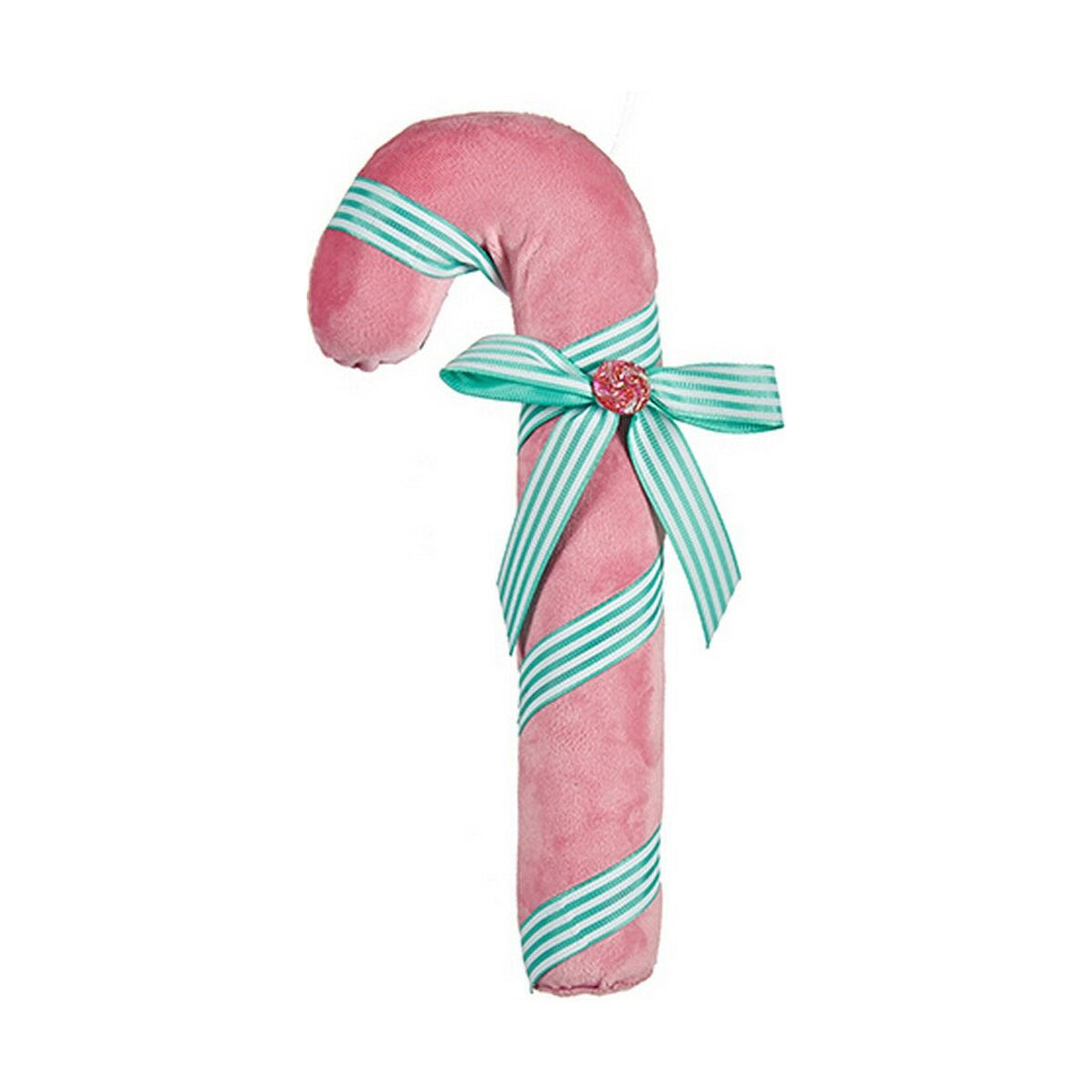 Adorno Navideño Rosa Bastón 9 x 4 x 23 cm