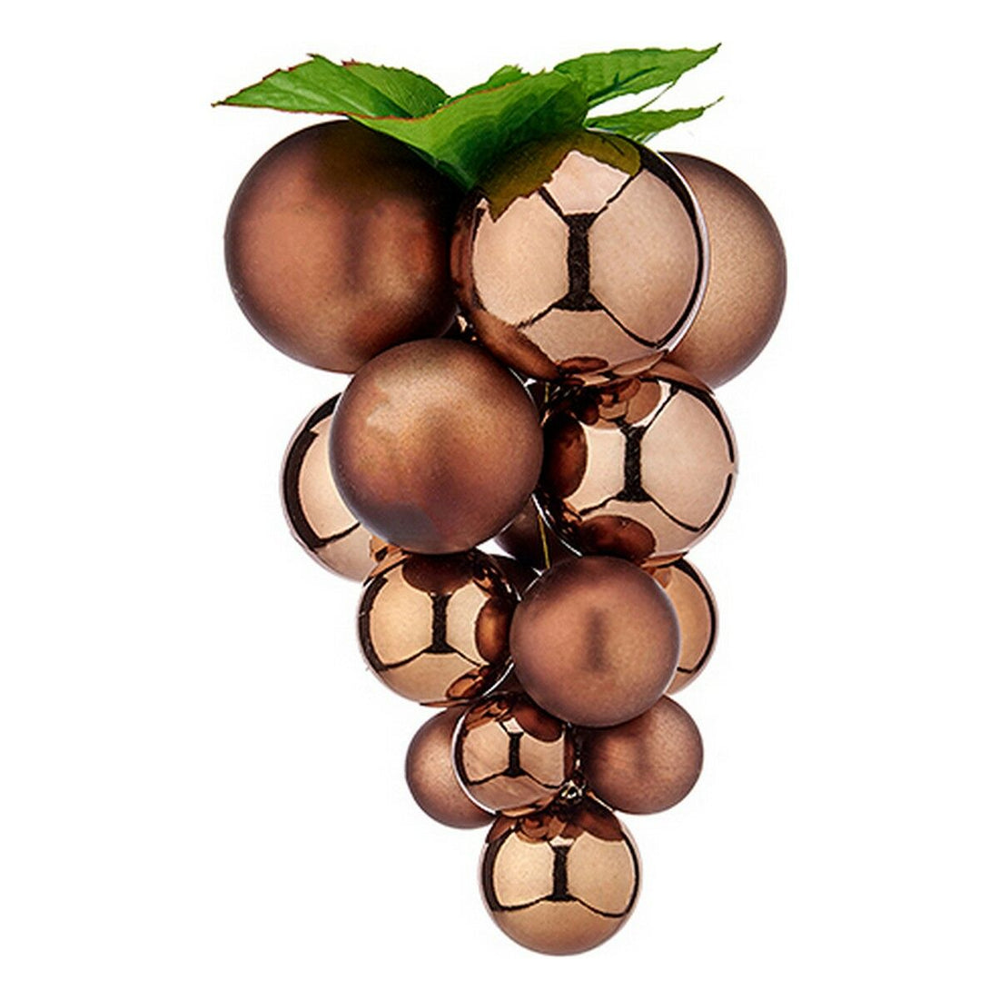 Bola de Navidad Marrón Plástico Uvas Pequeño