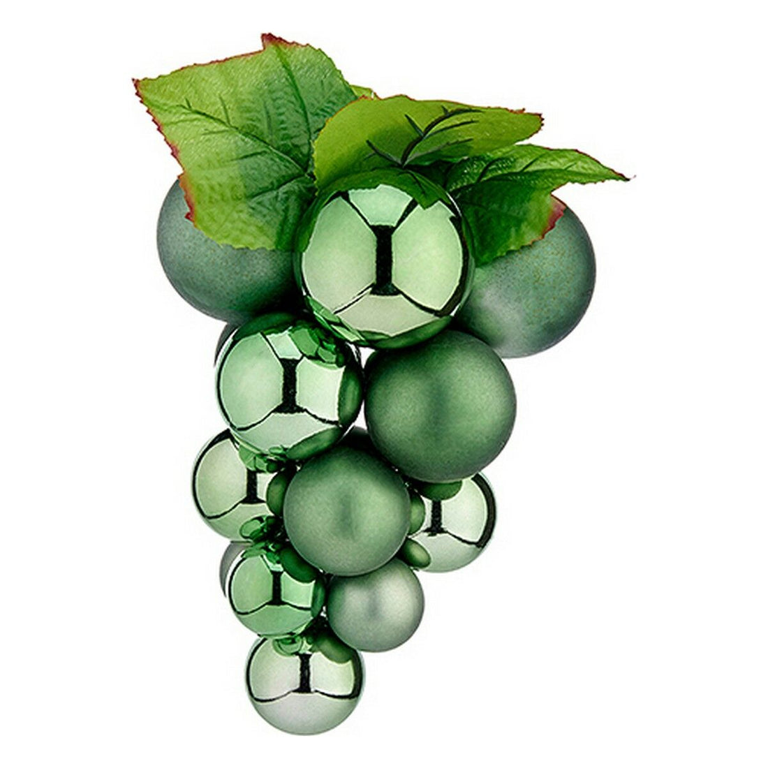 Bola de Navidad Verde Plástico Uvas Pequeño