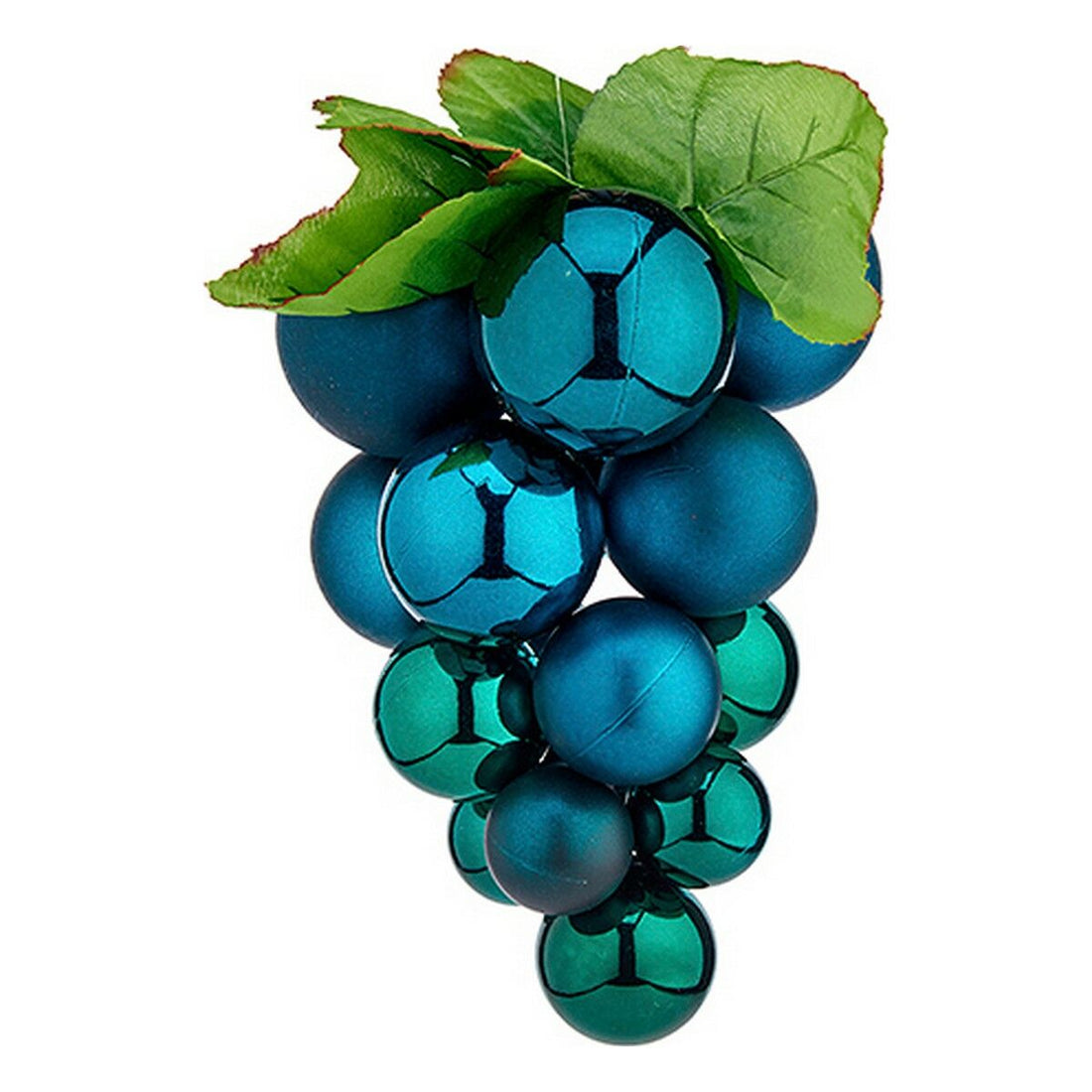Bola de Navidad Azul Plástico Uvas Pequeño