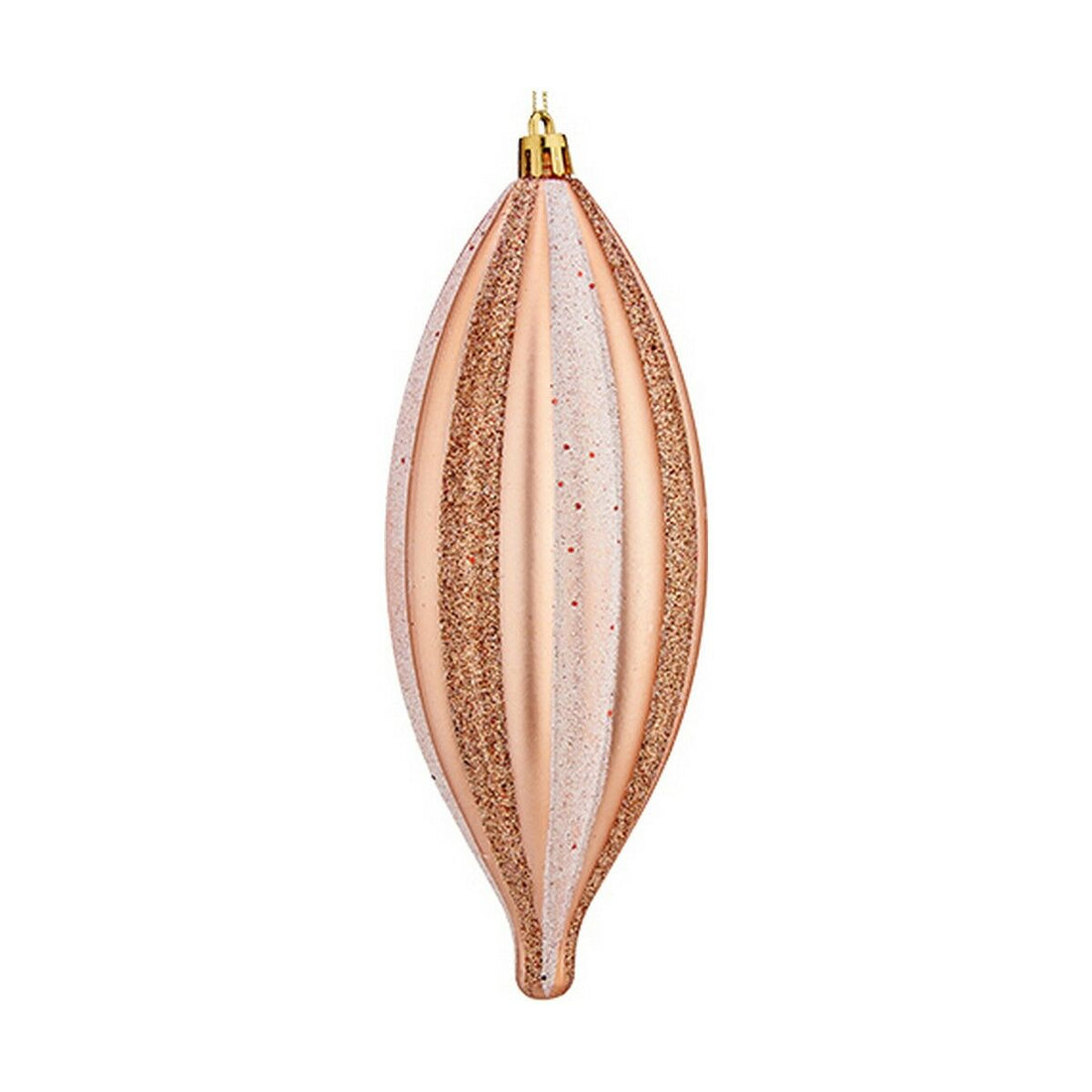 Adorno Navideño Cobre Rosa claro PVC 8,5 x 19 x 3 cm Alargado