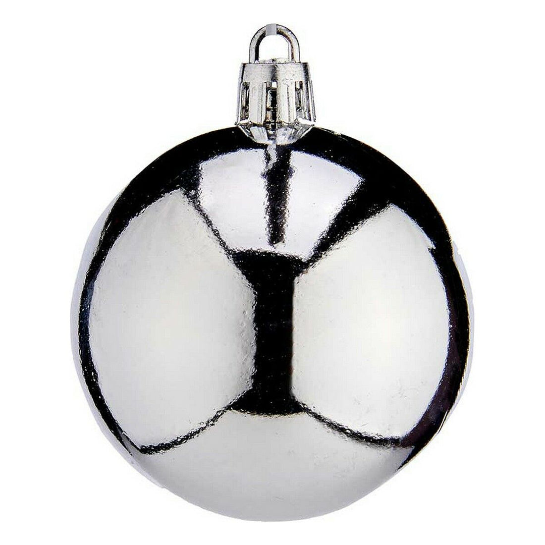 Bolas de Navidad K1912477-3 Plateado Plástico Ø 6 cm 24 Unidades