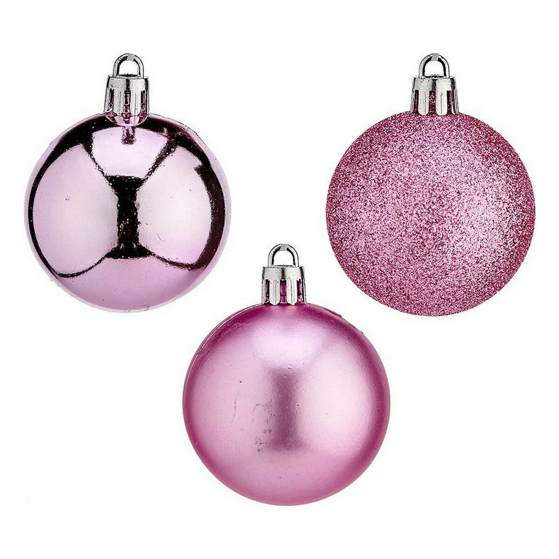 Bola de Navidad Rosa Plástico Ø 5 cm