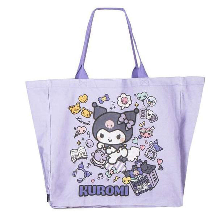 Bolsa de Compras Hello Kitty Kuromi Lila 48 x 43 x 17 cm