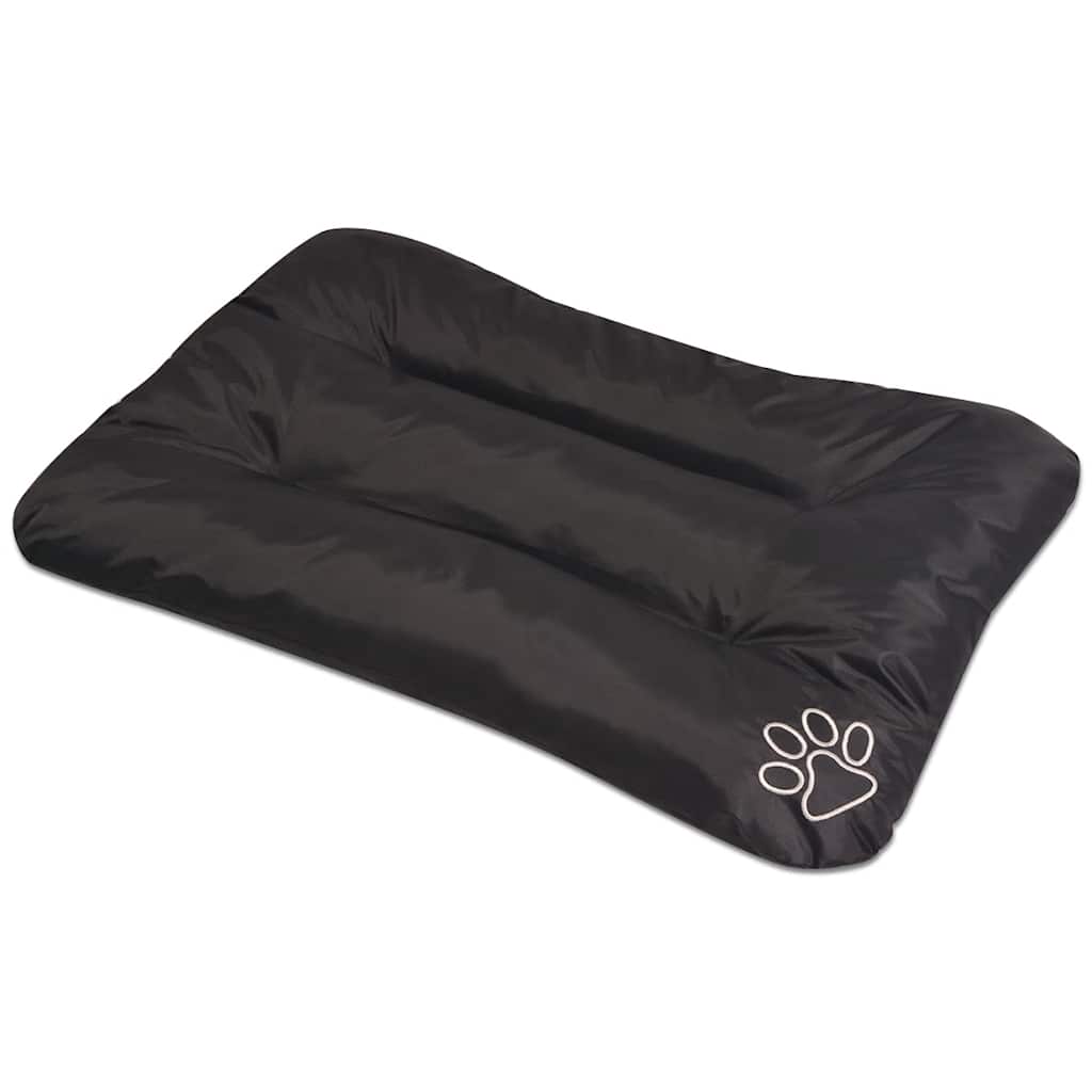 vidaXL Colchón para perro tamaño XL negro
