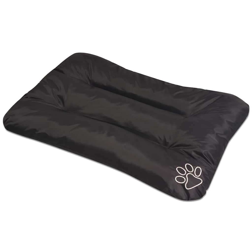 vidaXL Colchón para perro tamaño XXL negro