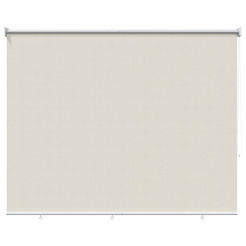 vidaXL Persiana enrollable de exterior 185(ancho)x140(alto)cm color crema