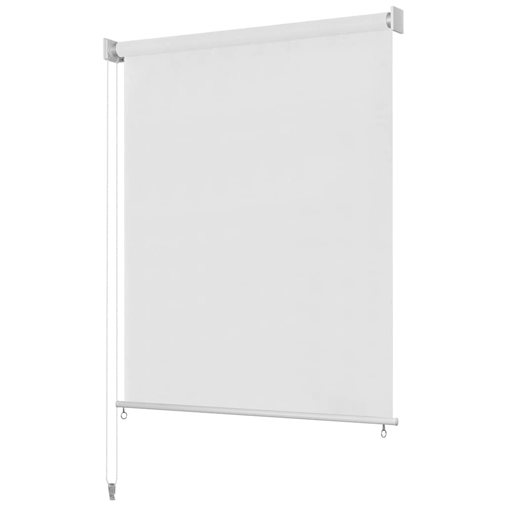 vidaXL Persiana enrollable de exterior 165(ancho)x140(alto)cm blanca