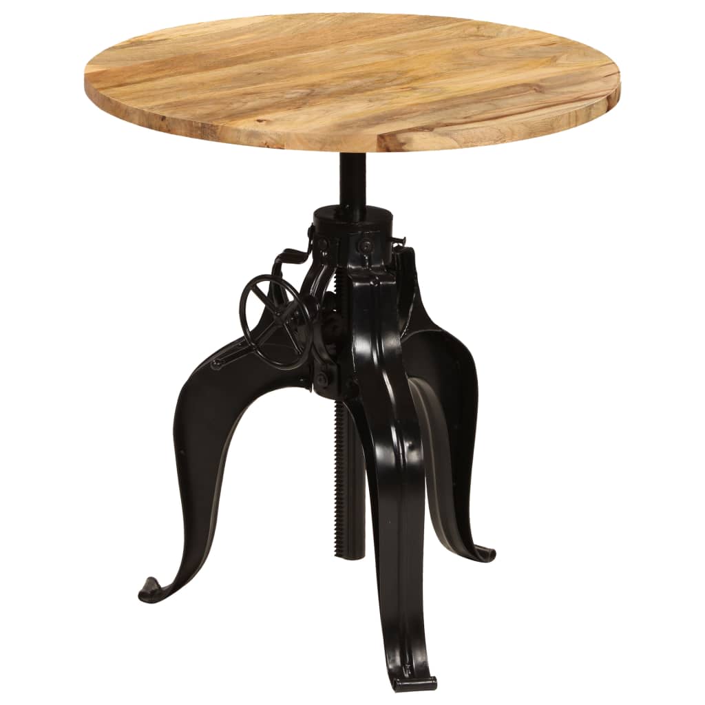 vidaXL Mesa de bar madera maciza de mango 75x(76-110) cm