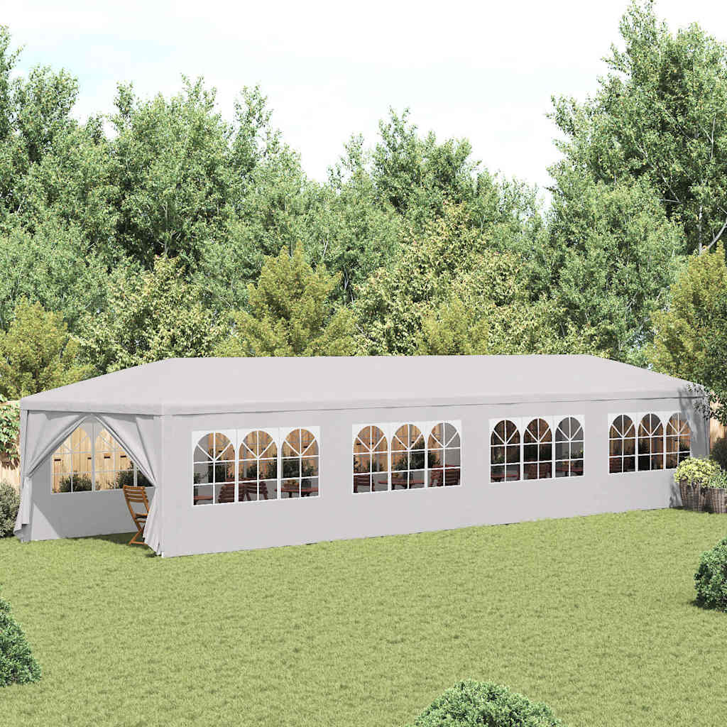vidaXL Marquesina de jardín 3x12 m blanca