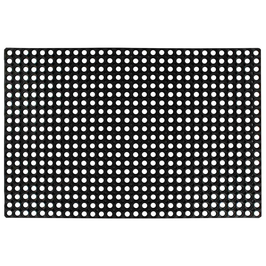 vidaXL Alfombra de goma 16 mm 80x120 cm