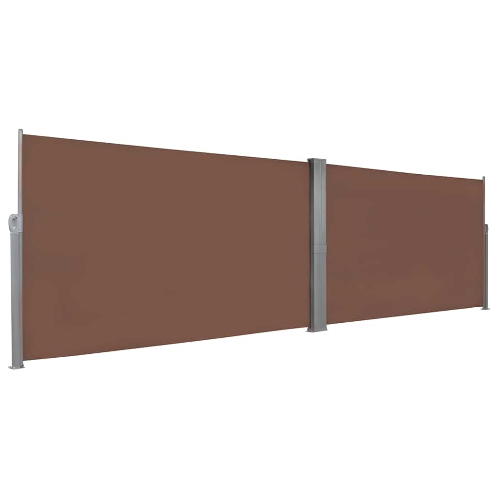 vidaXL Toldo lateral retráctil 160x600 cm marrón