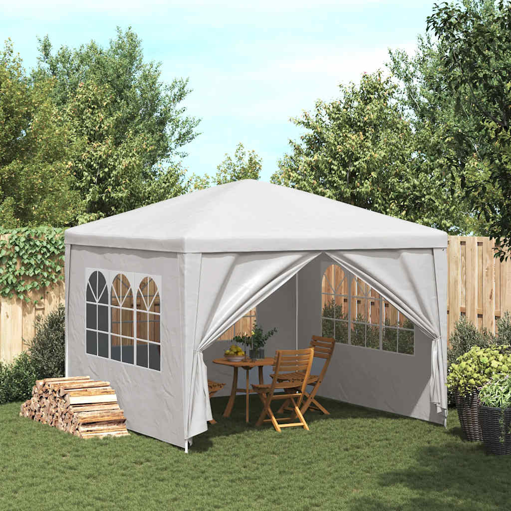 vidaXL Carpa para celebraciones blanco 3x3 m
