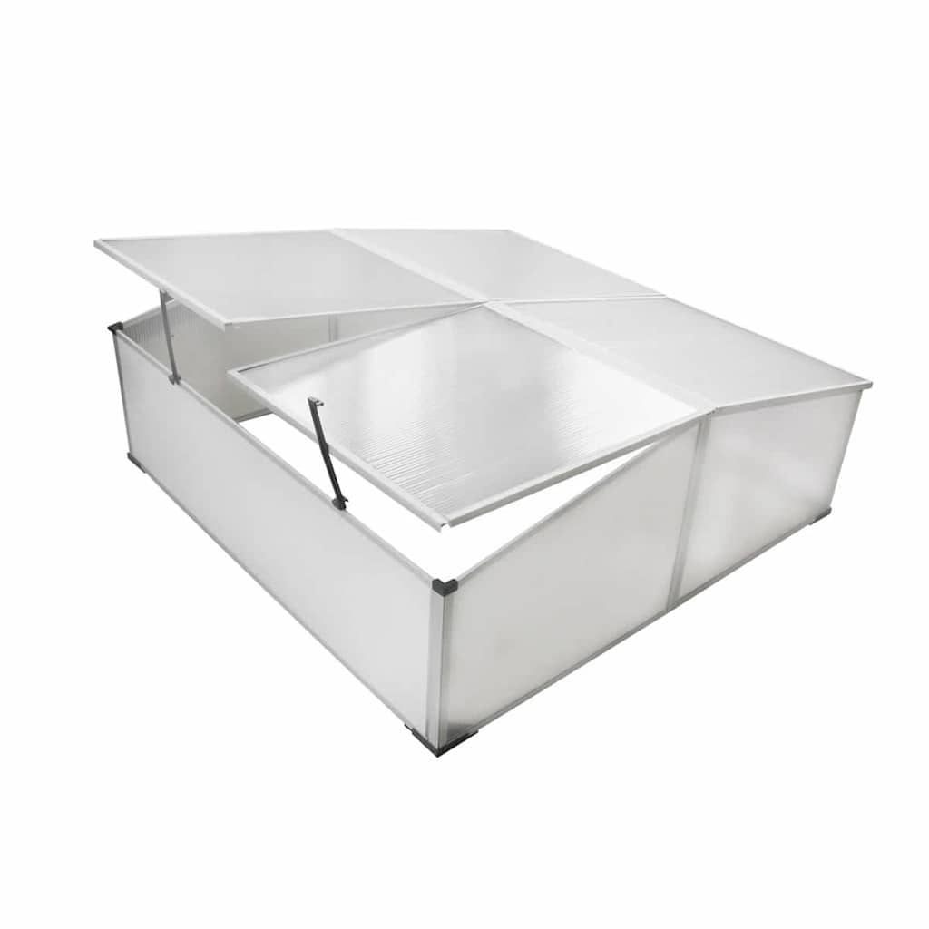 vidaXL Vivero con 4 tapas 108x110x41 cm
