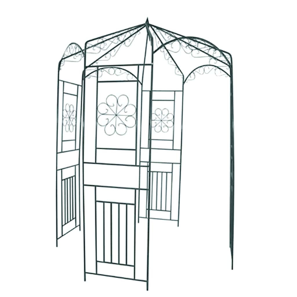 vidaXL Arco de jardín 250 cm verde oscuro
