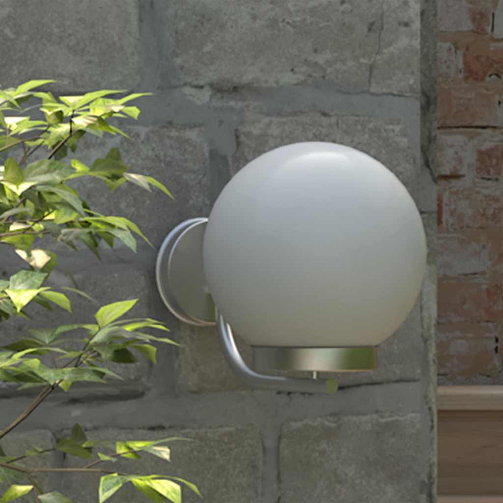 vidaXL Lámpara de pared de jardín 32 cm